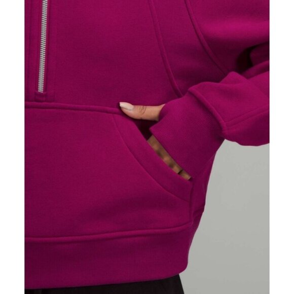 LULULEMON Scuba Half Zip Hoodie Sweater Magenta Purple XS S - Picture 5 of 11